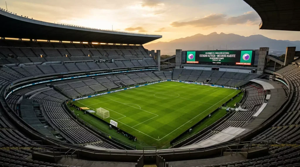 Estadio Azteca i Mexico City - legendarisk VM-stadion og vært for åbningskampen 2026