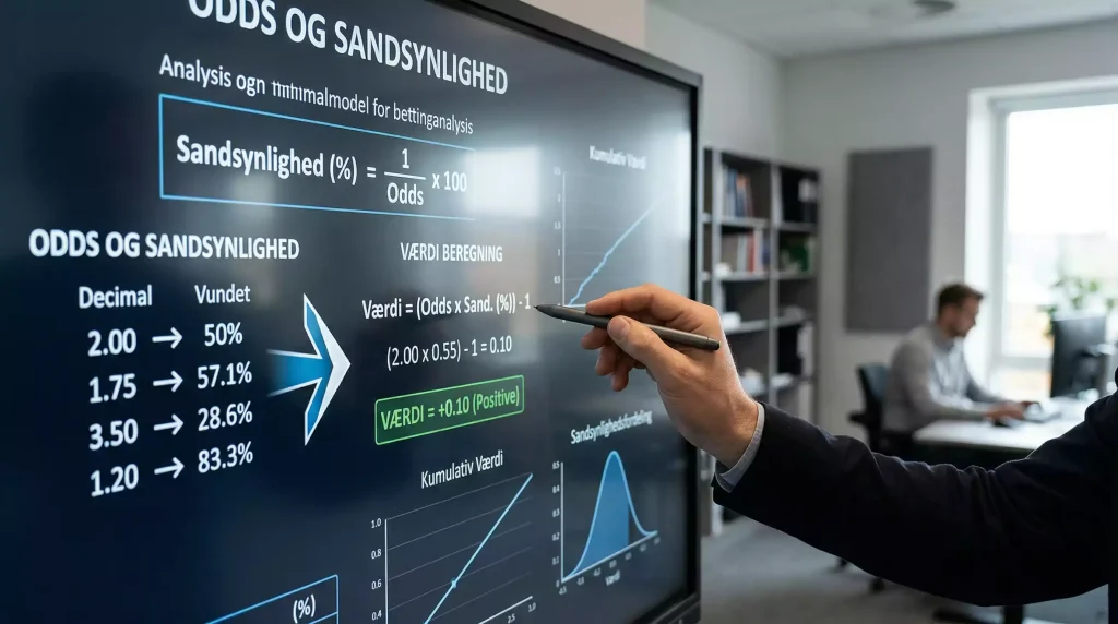 Fodboldanalytiker sammenligner odds fra forskellige bookmakere på VM 2026 kampe