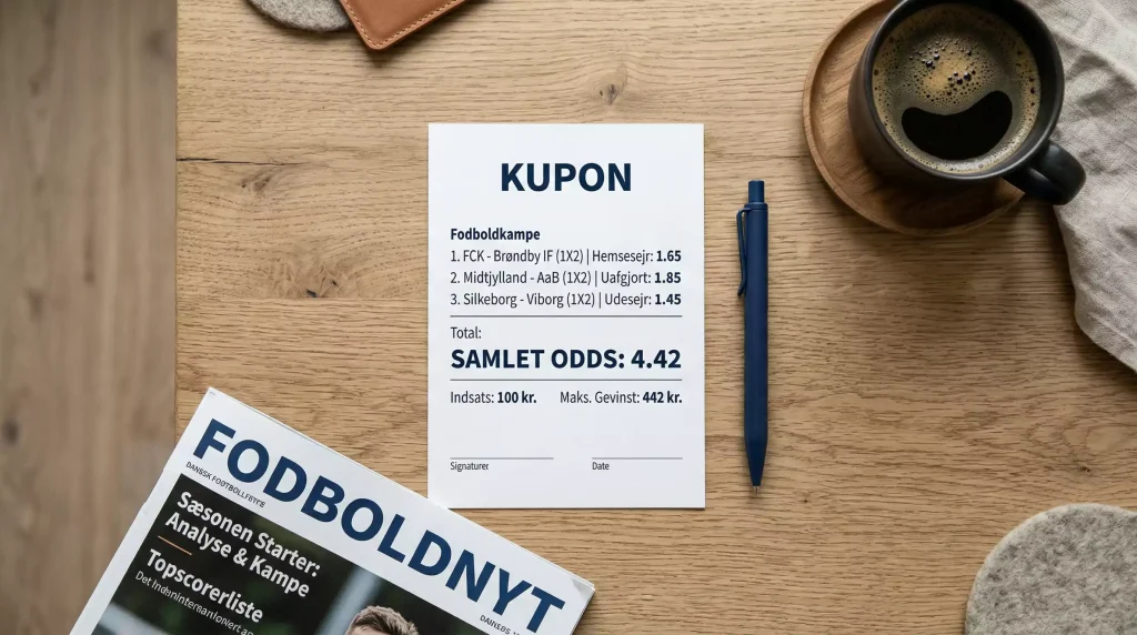 Spillekupon med flere VM 2026 kampe kombineret i ét væddemål