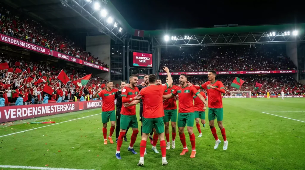 Det marokkanske landshold Atlas-løverne ved VM 2026