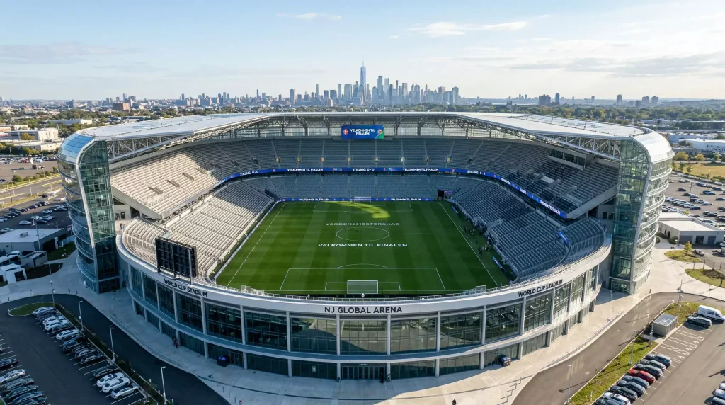 MetLife Stadium i New Jersey - værtsstadion for VM 2026 finalen