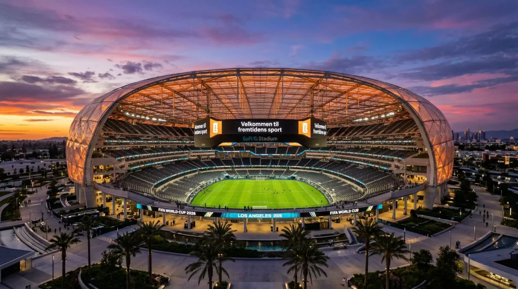 SoFi Stadium i Los Angeles - moderne VM 2026 værtsstadion